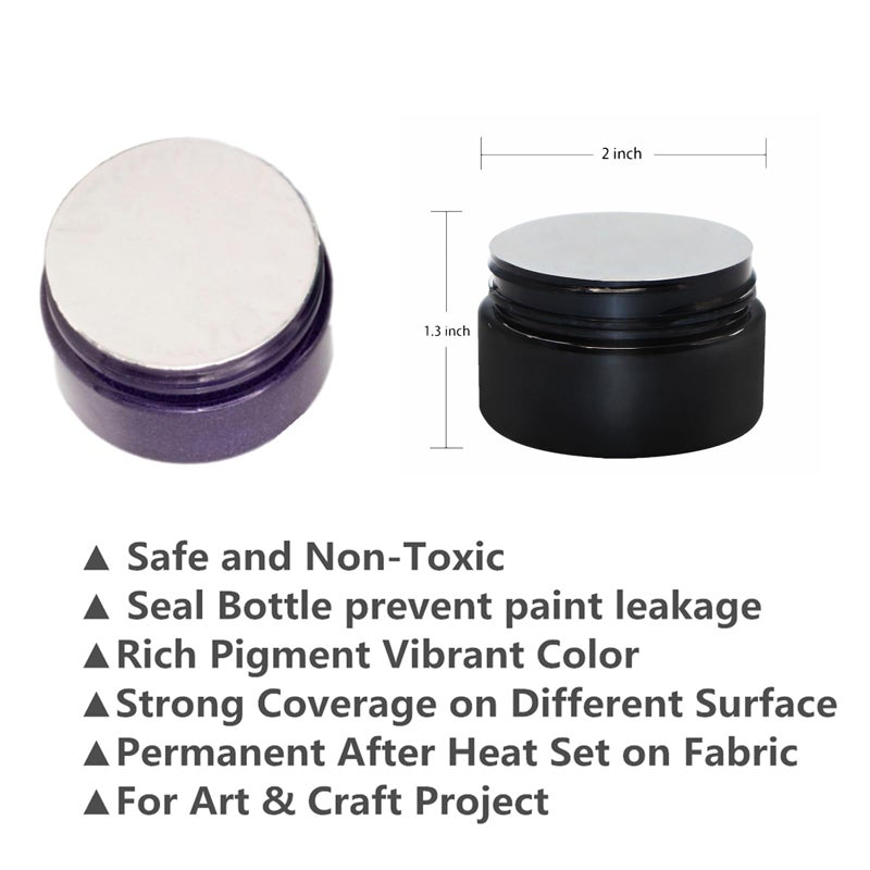 JAJADO 6 Jars Chalk Paste Silk Screen Stencils Paint and 6Pcs Mini Squeegees  Chalk Paint for Reusable Adhesive Stencils Painting on Wood  T-Shirts  Wall DIY Home Decor Chalkboard Art Craft Supplies - Image 2
